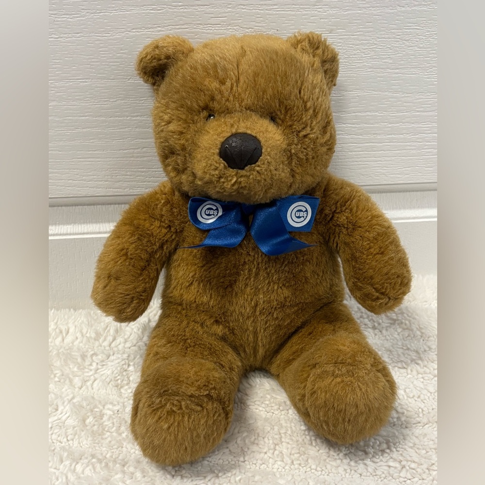 Chicago Cubs Build A Bear Limited Edition Clark Bear with Bow Tie 11”